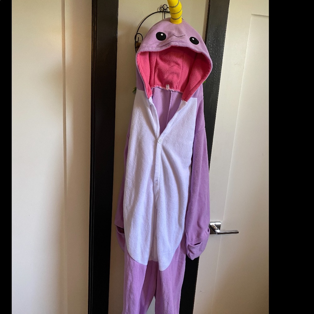 Cute narwhal Halloween onesie